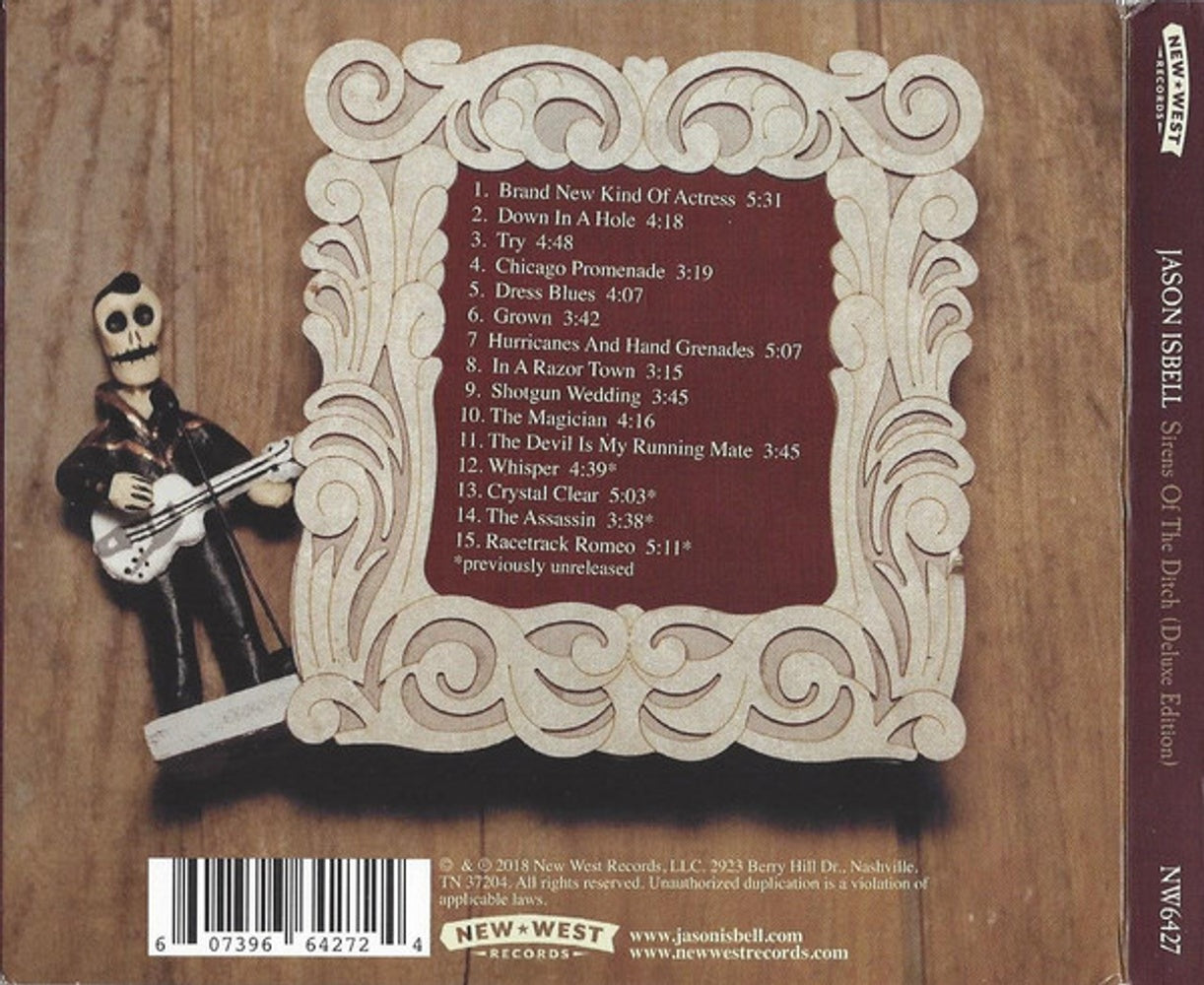 Jason Isbell – Sirens Of The Ditch Music CD