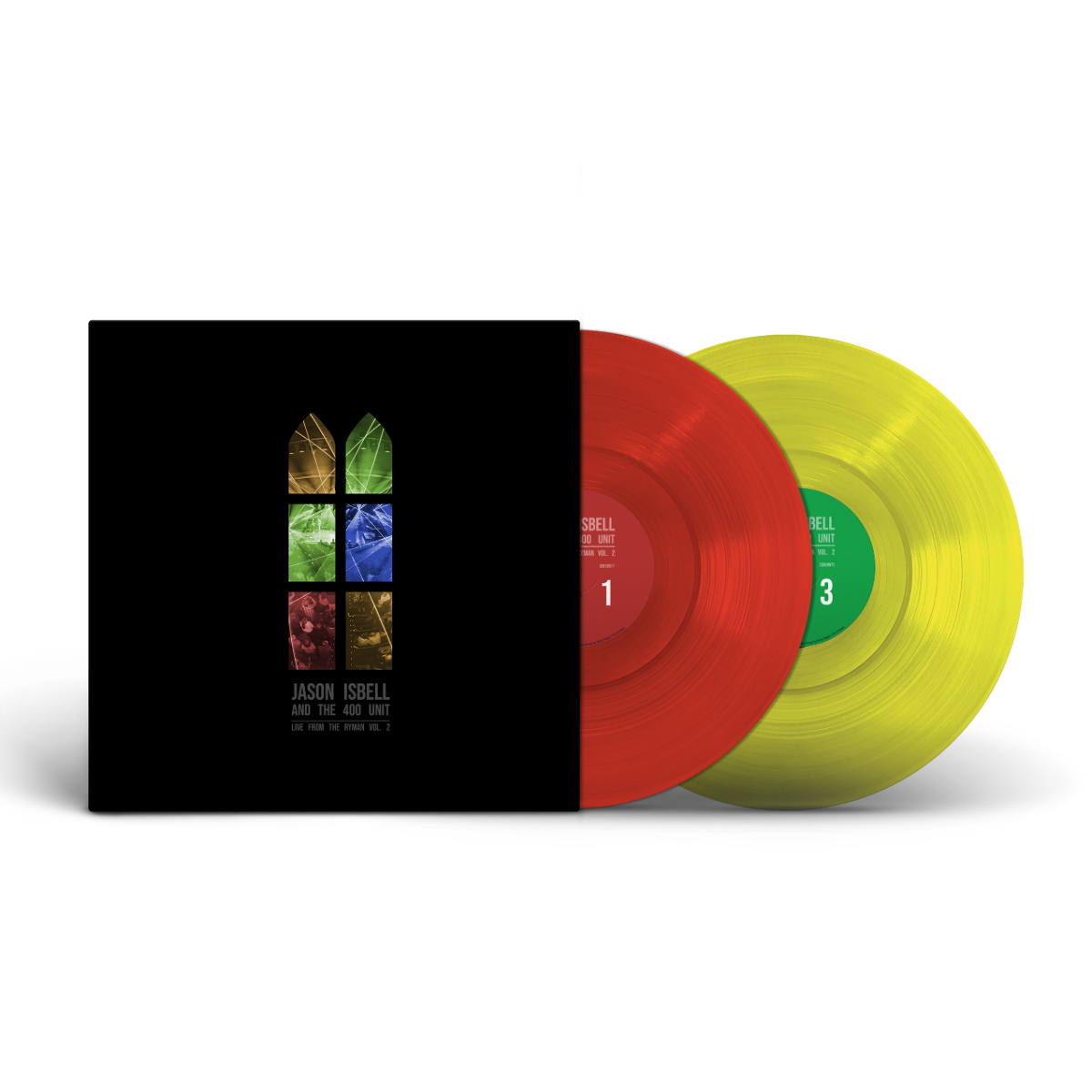 Jason Isbell & The 400 Unit Live From The Ryman 2 (Indie Exclusive, Colored Vinyl, Yellow, Red) (2 Lp) Vinyl Record
