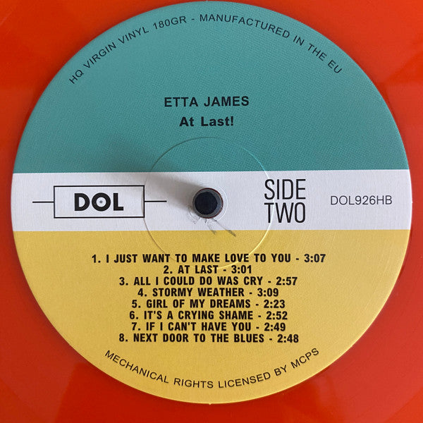 At Last! (COLOR VINYL) | Mint (M) Mint (M)