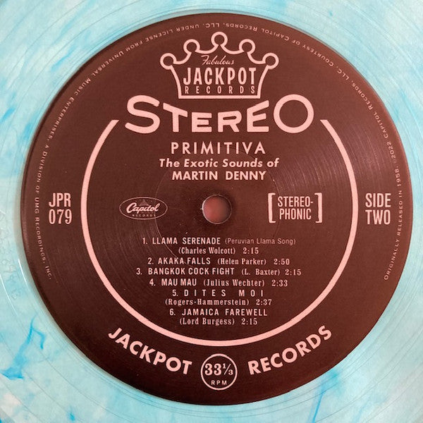Martin Denny - Primitiva (Blue Translucent Swirl Vinyl) | Mint (M) Mint (M)