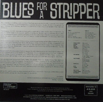 Blues For A Stripper (COLOR VINYL) | Mint (M) Mint (M)