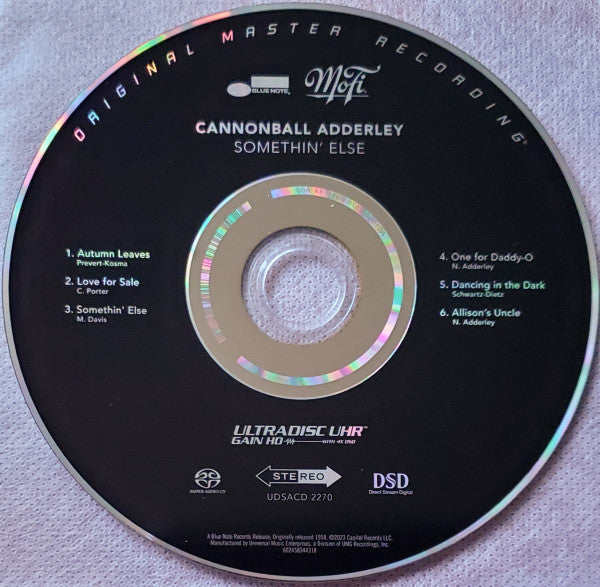 Somethin' Else (SACD) | Mint (M) Mint (M)