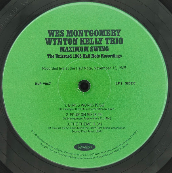 Wes Montgomery - Maximum Swing: The Unissued 1965 Half Note Recordings (3xVINYL RSD) |