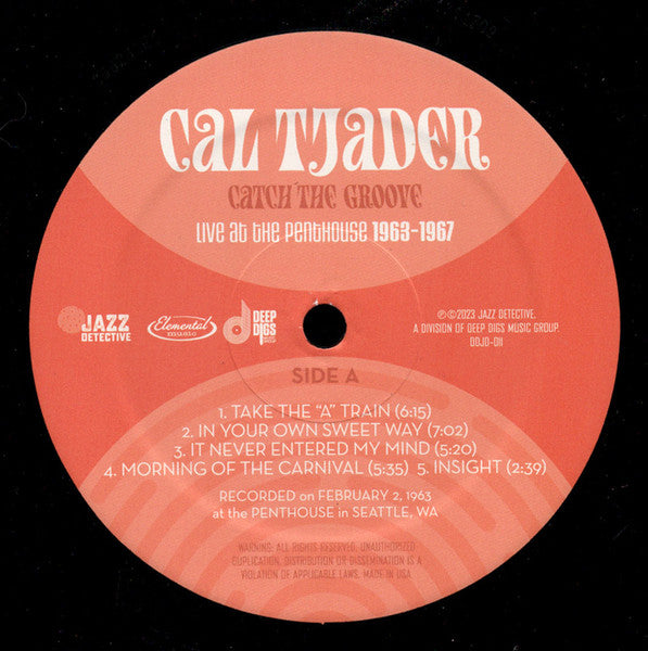 Cal Tjader - Catch The Groove (Live At The Penthouse 1963-1967) (VINYL RSD) |