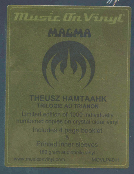 Magma - Theusz Hamtaahk Trilogie Au Trianon (4xVINYL) | Mint (M) Mint (M)
