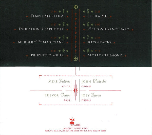 John Zorn - Templars - In Sacred Blood (CD) | Mint (M) Mint (M)