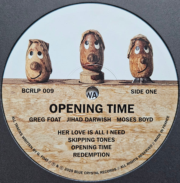 Greg Foat - Opening Time (VINYL) | Mint (M) Mint (M)
