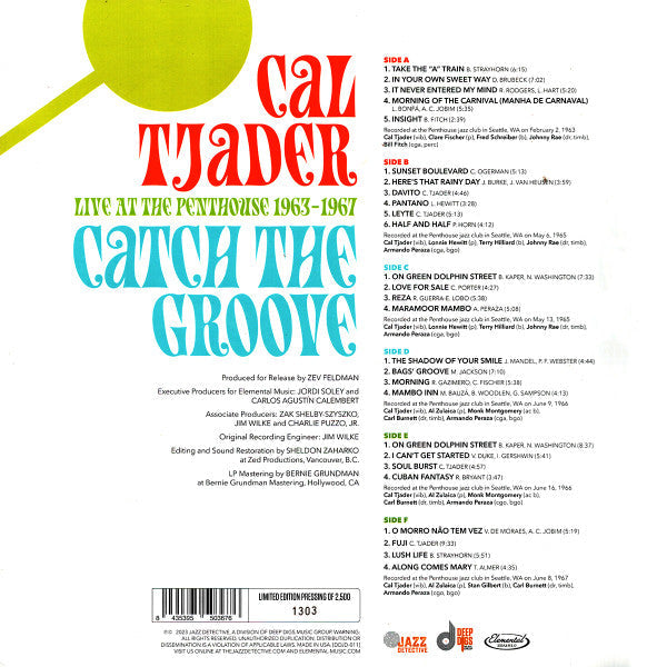 Cal Tjader - Catch The Groove (Live At The Penthouse 1963-1967) (VINYL RSD) |
