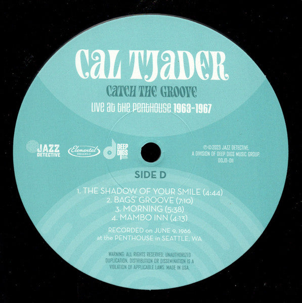 Cal Tjader - Catch The Groove (Live At The Penthouse 1963-1967) (VINYL RSD) |