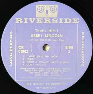 Abbey Lincoln - That's Him (RSD 2026 VINYL) | Mint (M) Mint (M)