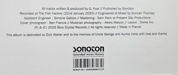 Greg Foat - Opening Time (VINYL) | Mint (M) Mint (M)
