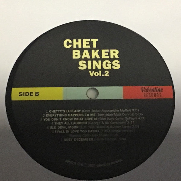 Chet Baker Sings Vol. 2 (VINYL) | Mint (M) Mint (M)