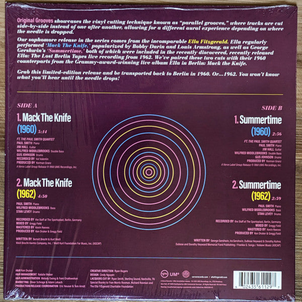 Ella In Berlin (RSD VINYL) | Mint (M) Mint (M)