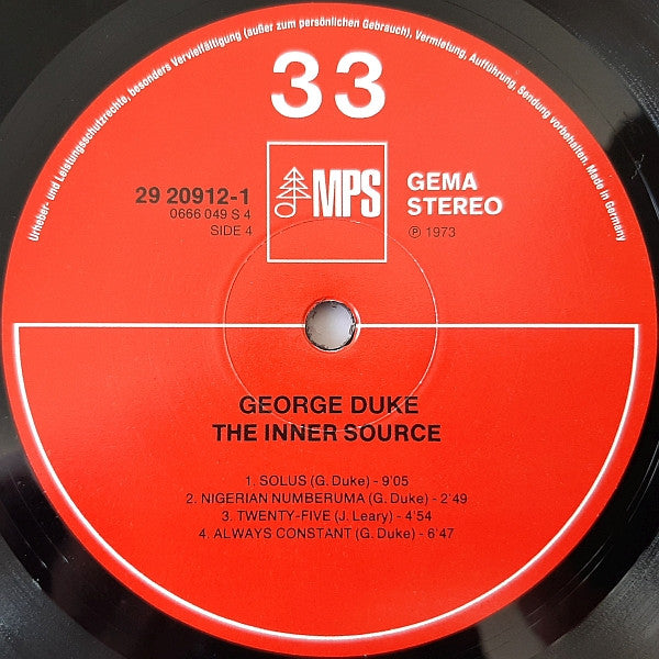 George Duke - The Inner Source (2xVINYL) | Mint (M) Mint (M)
