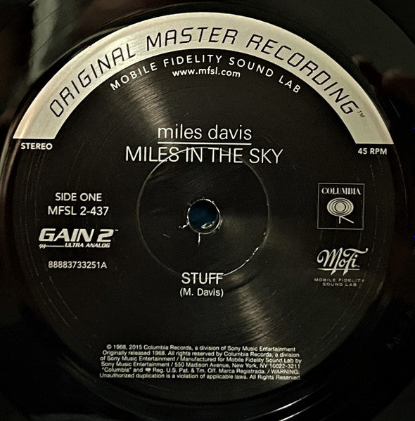 Miles Davis - Miles In The Sky (2LP MFSL 45RPM) |