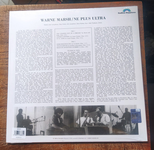 Warne Marsh - Ne Plus Ultra (VINYL) |