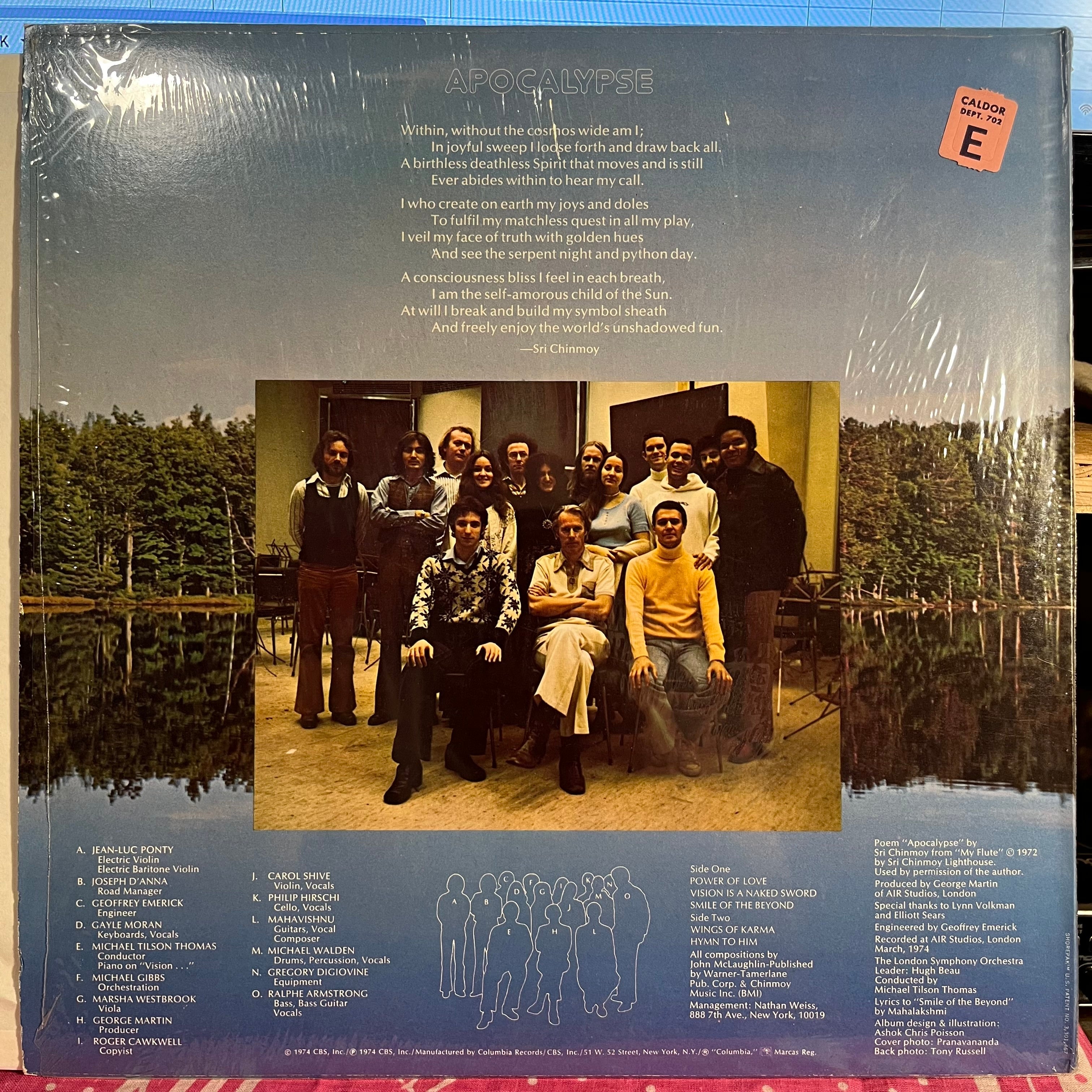 Mahavishnu Orchestra - Apocalypse | Excellent (EX) Near Mint (NM)