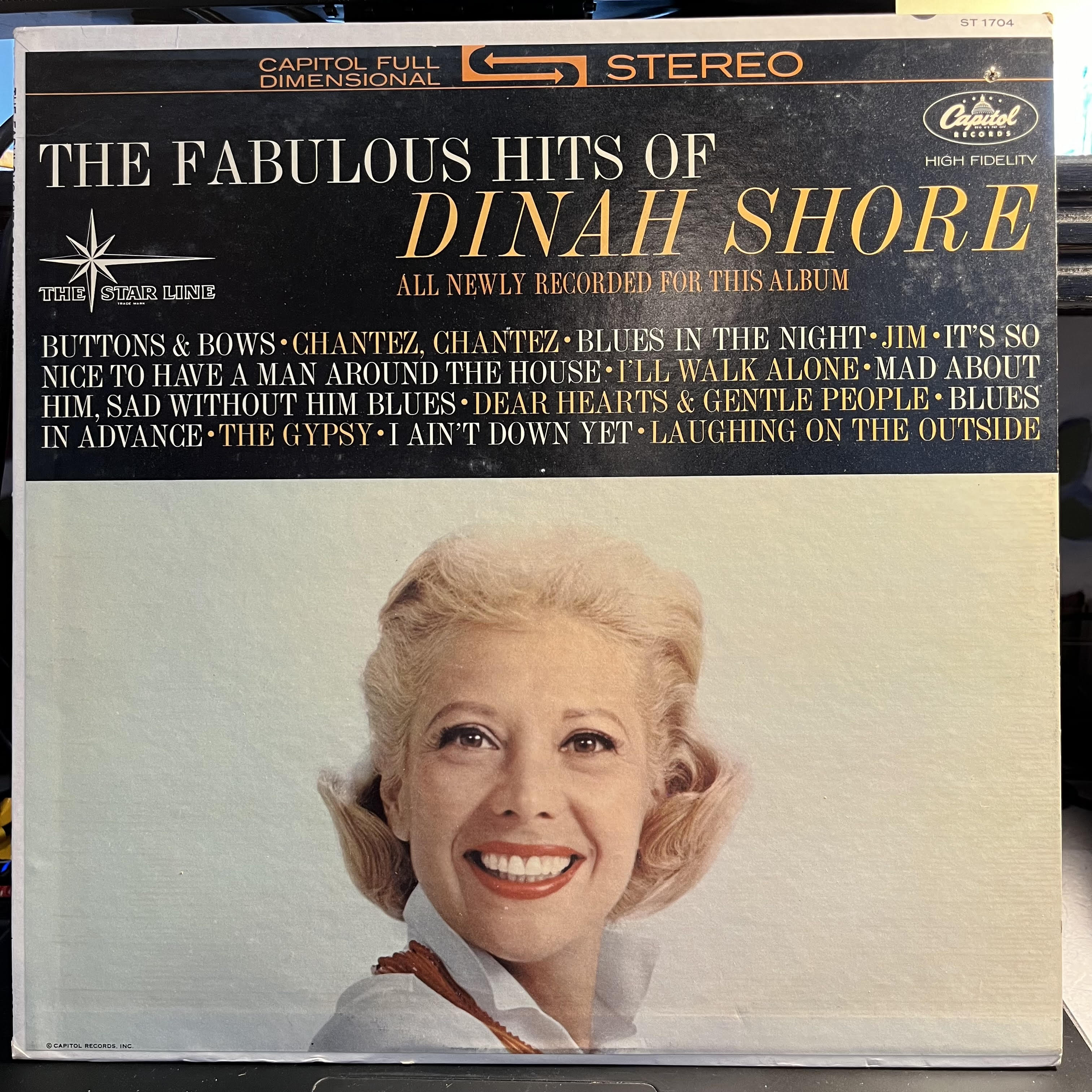Dinah Shore - The Fabulous Hits Of Dinah Shore | Excellent (EX) Near Mint (NM)