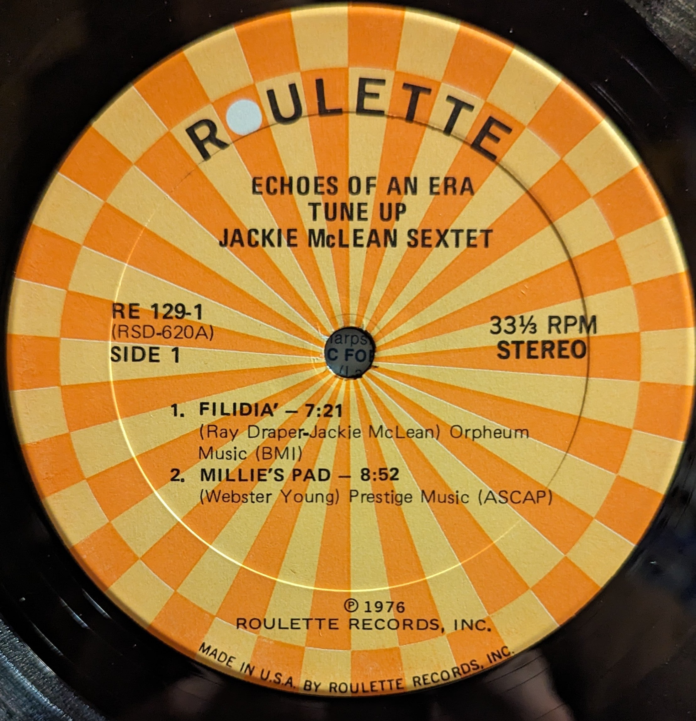Jackie McLean Sextet - Tune Up | Near Mint (NM) Excellent (EX)