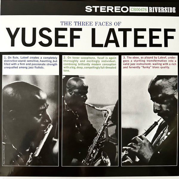 Yusef Lateef The Three Faces of Yusef Lateef LP Mint (M) Mint (M)