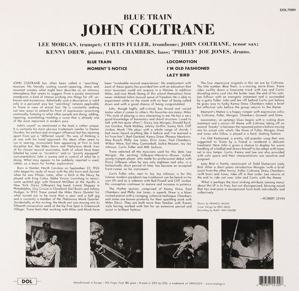 Blue Train (180G VINYL) | Mint (M) Mint (M)