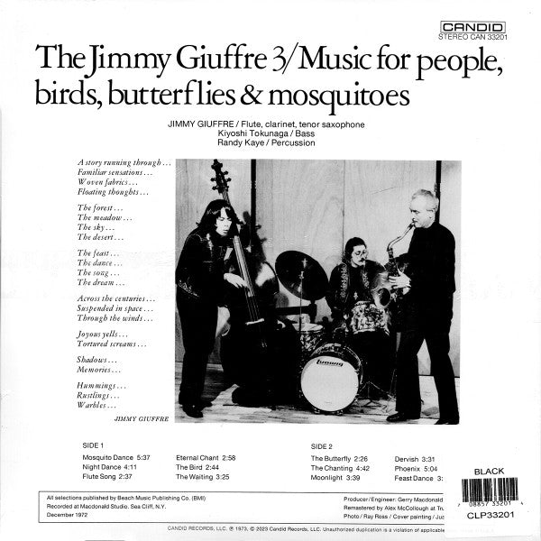 Music For People, Birds, Butterflies & Mosquitoes | Mint (M) Mint (M)