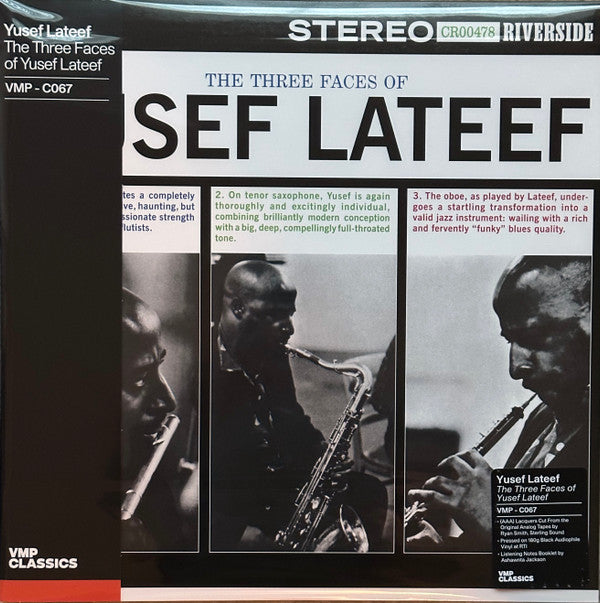 Yusef Lateef The Three Faces of Yusef Lateef LP Mint (M) Mint (M)
