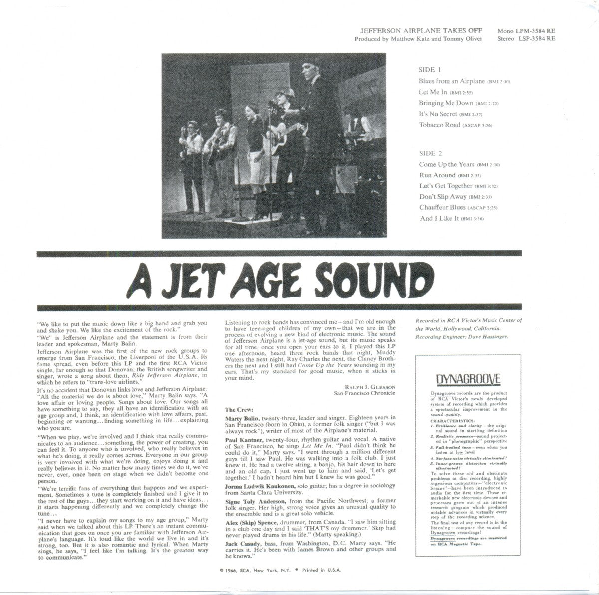 Jefferson Airplane – Takes Off Music CD