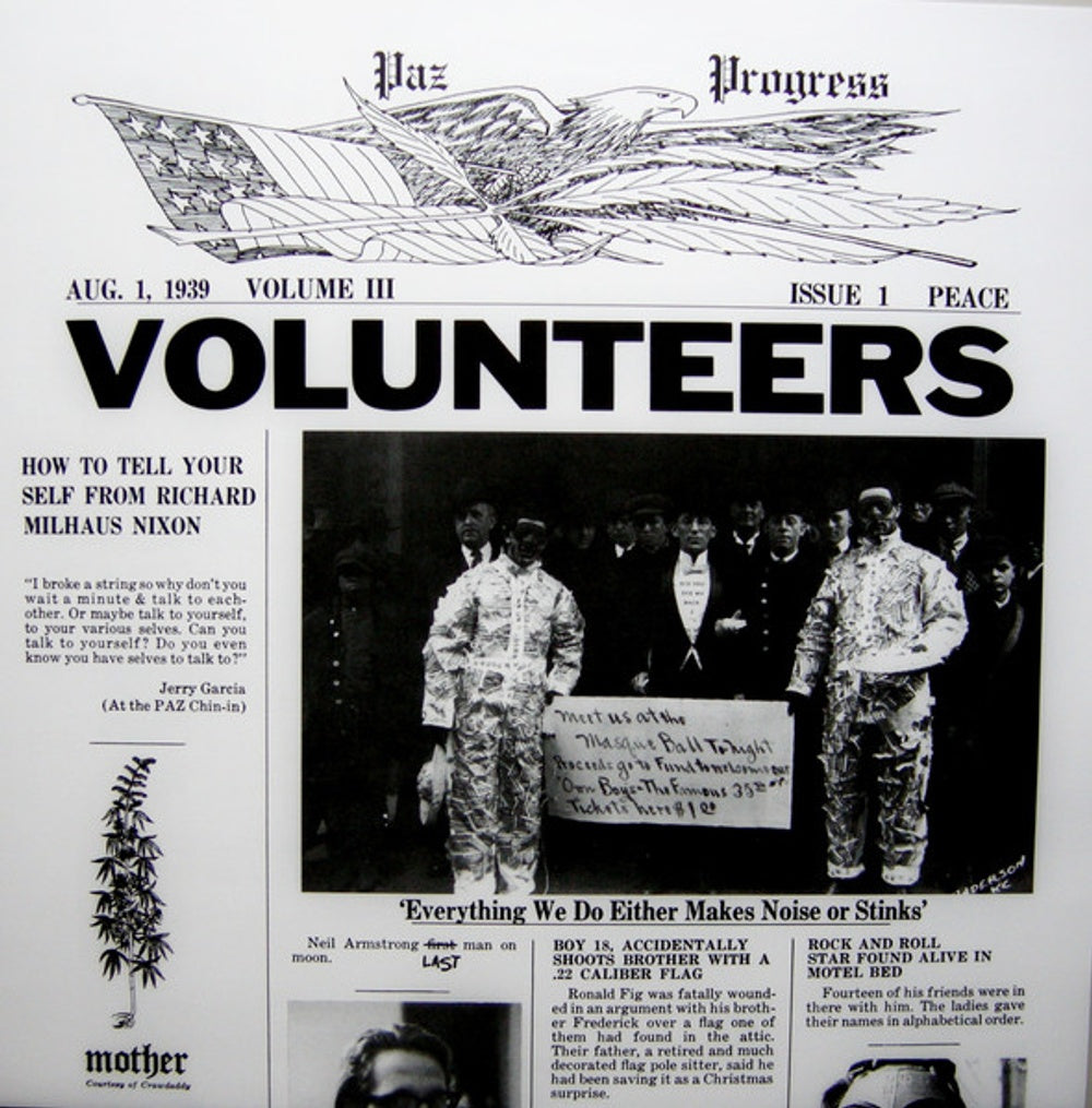 Jefferson Airplane – Volunteers (LP Vinyl) Vinyl Record