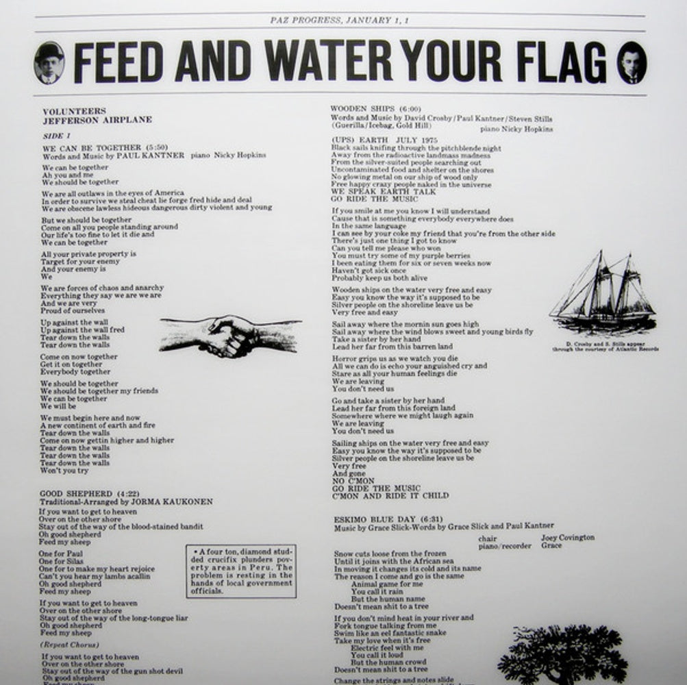 Jefferson Airplane – Volunteers (LP Vinyl) Vinyl Record