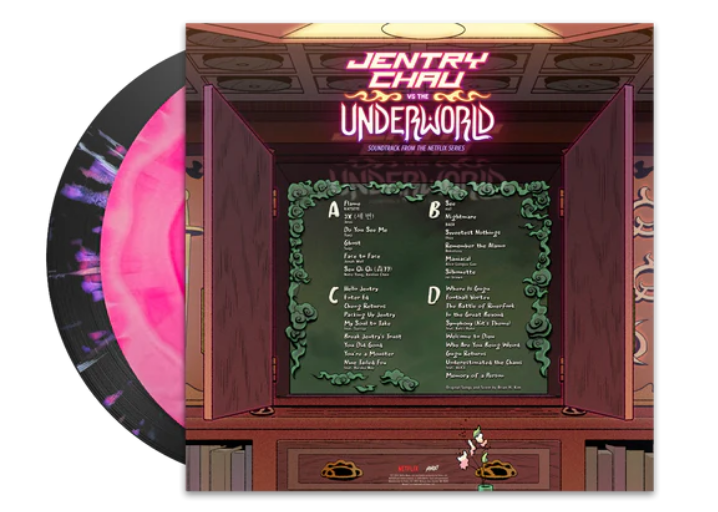 Jentry Chau vs. The Underworld - Soundtrack from the Netflix Series 2XLP Vinyl Record