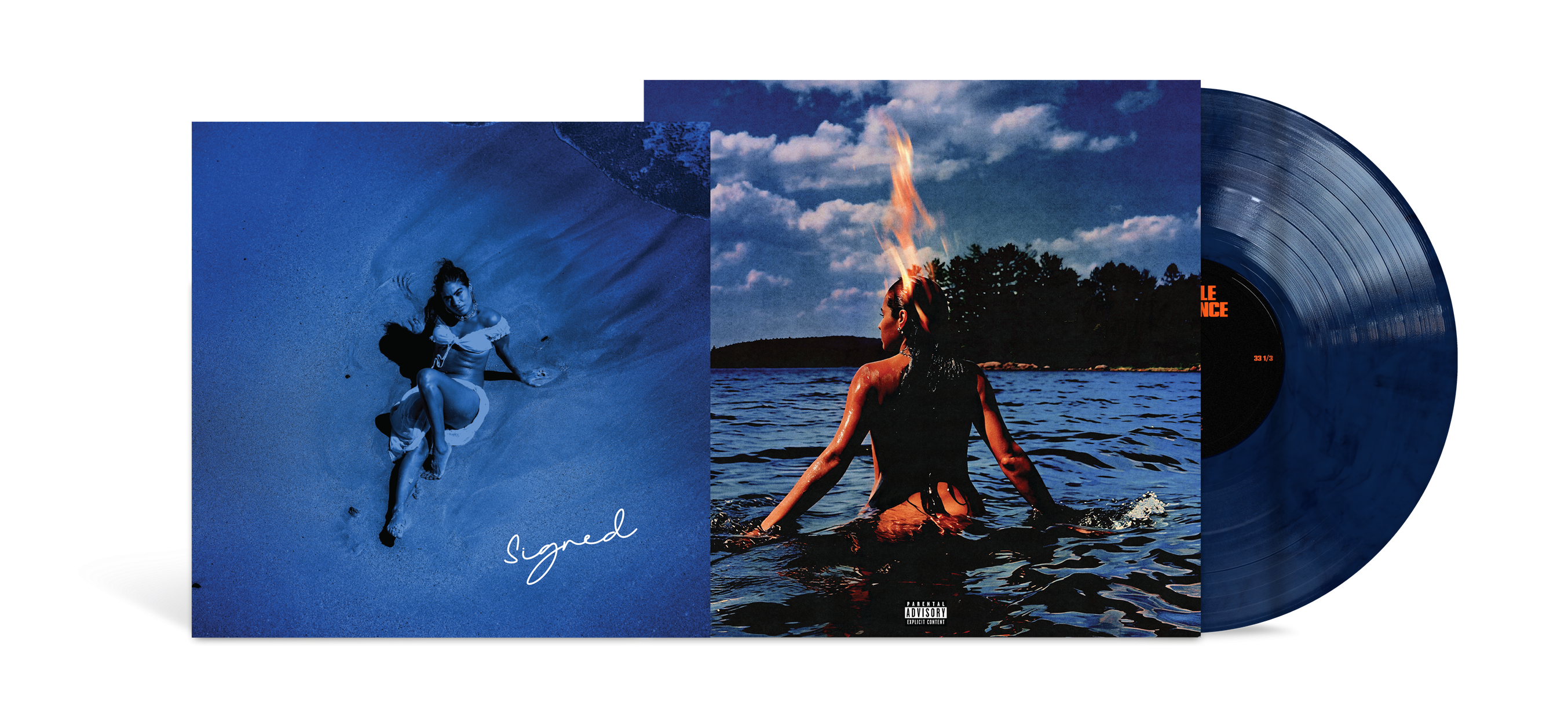 Jessie Reyez - A Little Vengeance (Indie Exclusive) [Deep Blue Water LP] [Signed Insert] Vinyl Record