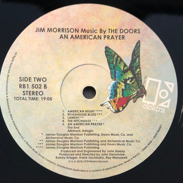 An American Prayer - Music By The Doors | Mint (M) Mint (M)