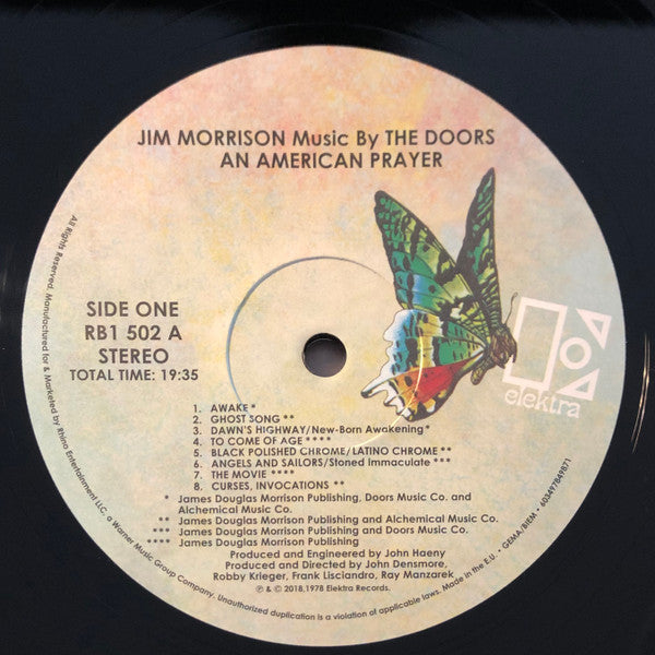 An American Prayer - Music By The Doors | Mint (M) Mint (M)
