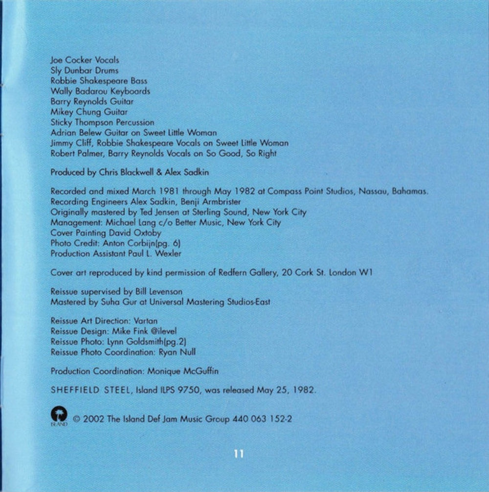 Joe Cocker – Sheffield Steel (Bonus Tracks, Remastered CD) Music CD