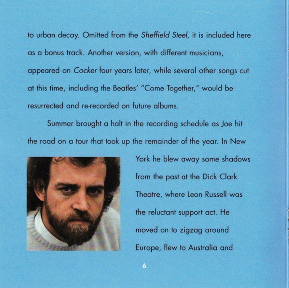 Joe Cocker – Sheffield Steel (Bonus Tracks, Remastered CD) Music CD