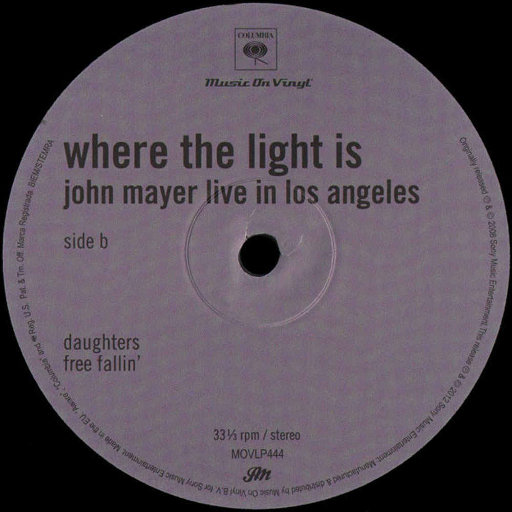 John Mayer – Where The Light Is (4-LP Vinyl) Vinyl Record