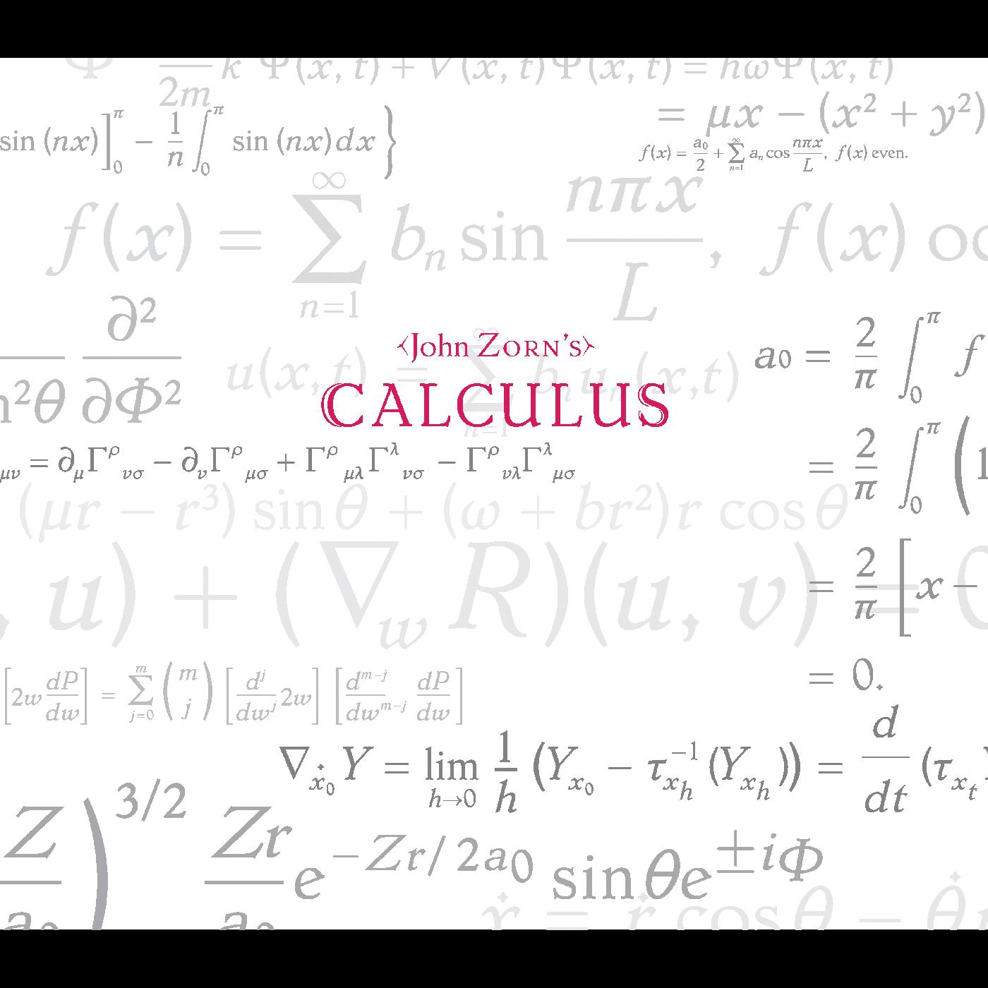 Calculus Music CD