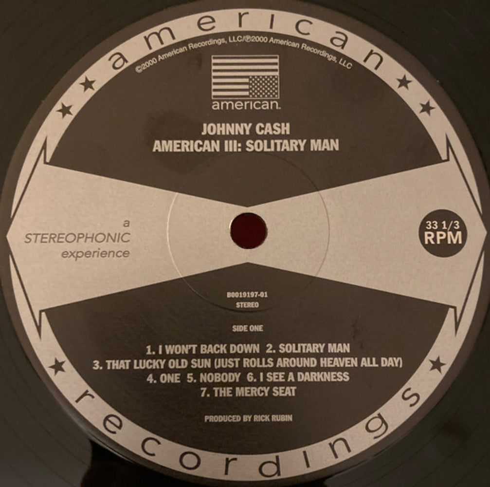 Johnny Cash – American III: Solitary Man (LP Vinyl) Vinyl Record