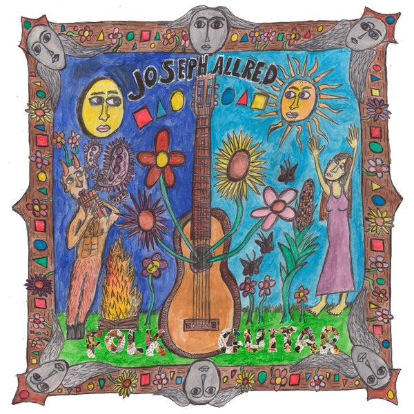 Folk Guitar Vinyl Record