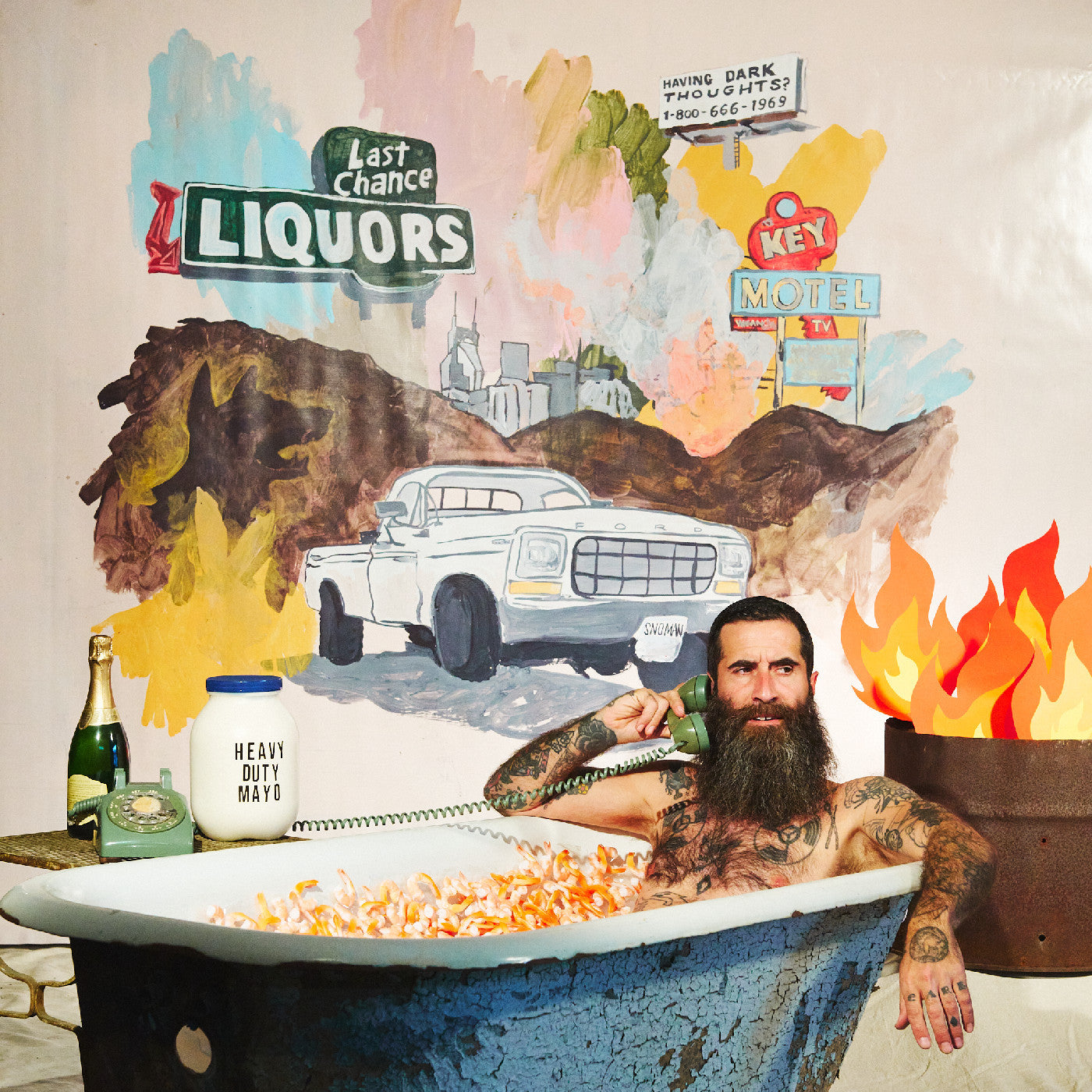 JP Harris JP Harris Is A Trash Fire (Coke Clear) Vinyl Record