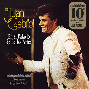Juan Gabriel - En El Palacio De Bellas Artes (Edición Aniversario) [Translucent Vinyl With Gold Spots] [2LP] Vinyl Record