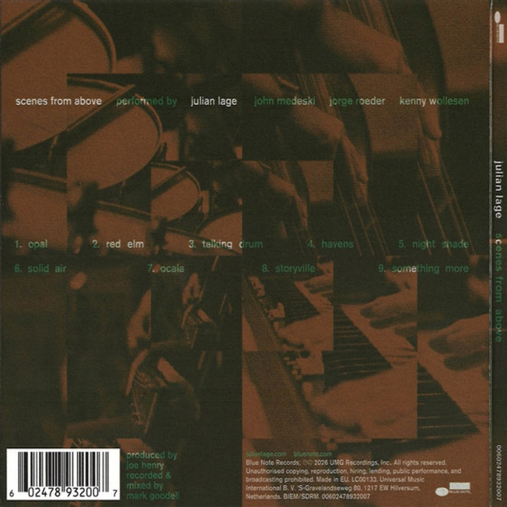 Julian Lage – Scenes From Above Music CD