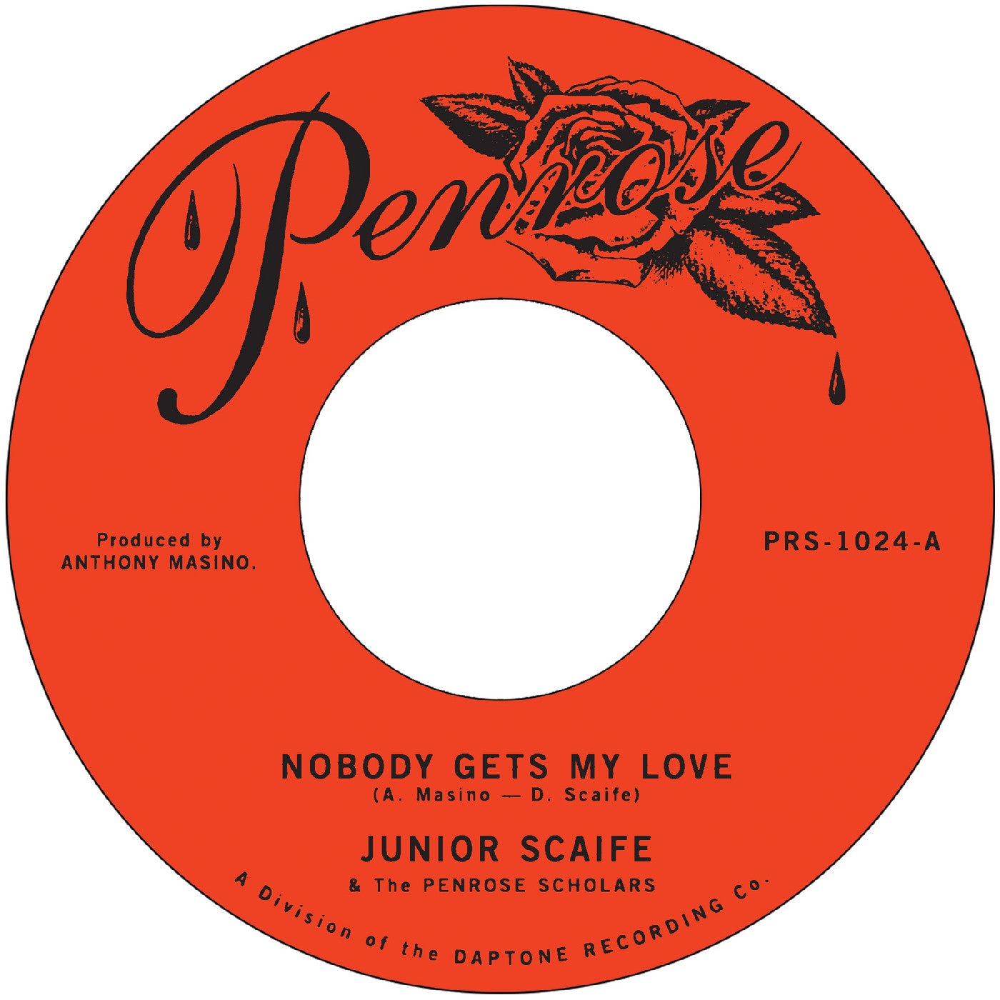 Junior Scaife - Nobody Gets My Love B/W Too Much Too Soon (7" VINYL) | Mint (M) Mint (M)