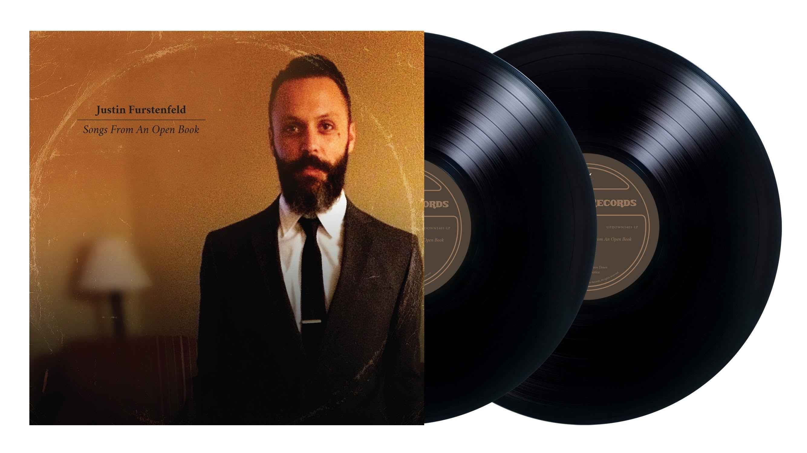 PRE-ORDER Justin Furstenfeld - Songs From An Open Book [Black] [2LP] Vinyl Record
