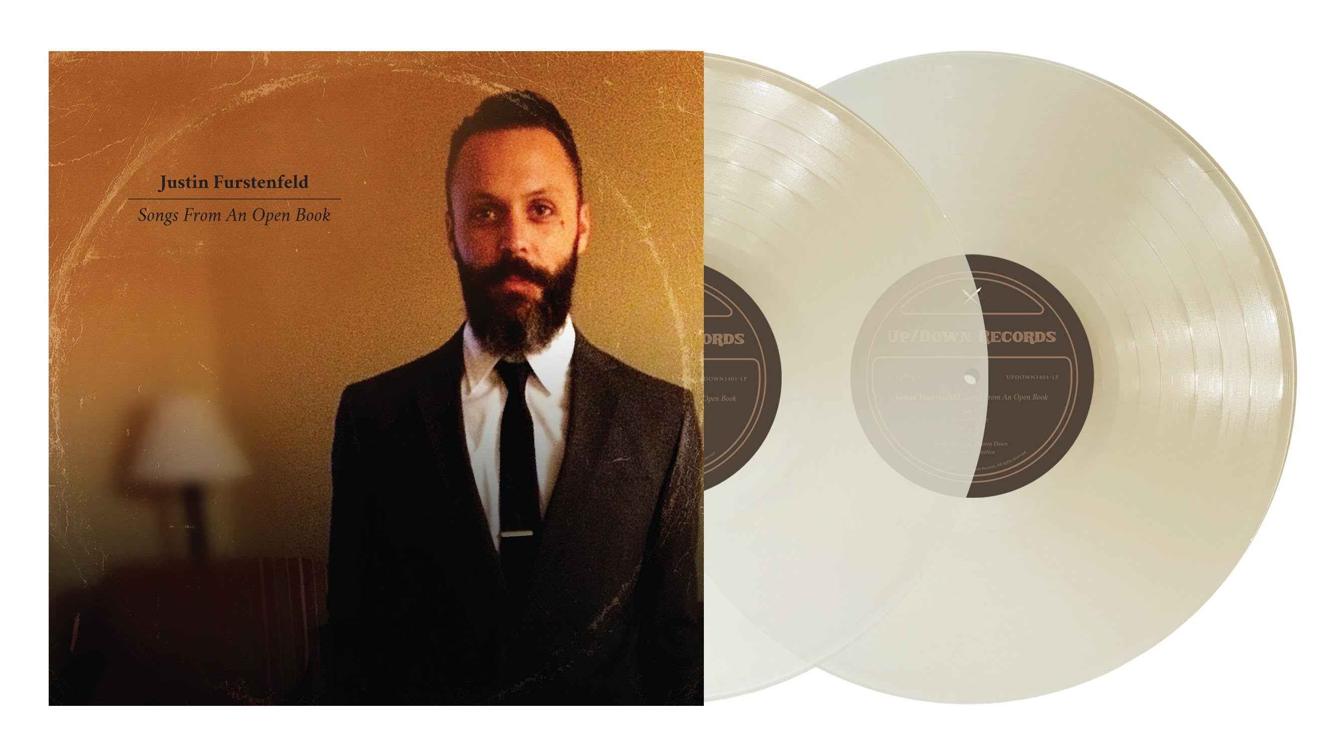 PRE-ORDER Justin Furstenfeld - Songs From An Open Book (Indie Exclusive) [Milky Clear Vinyl] [2LP] Vinyl Record