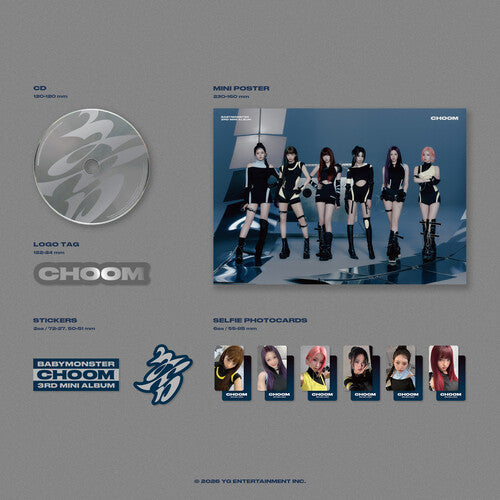 BABYMONSTER - (PRESALE 5/8/26) Choom / Choom (POSTER STICKER CD) | Mint (M) Mint (M)