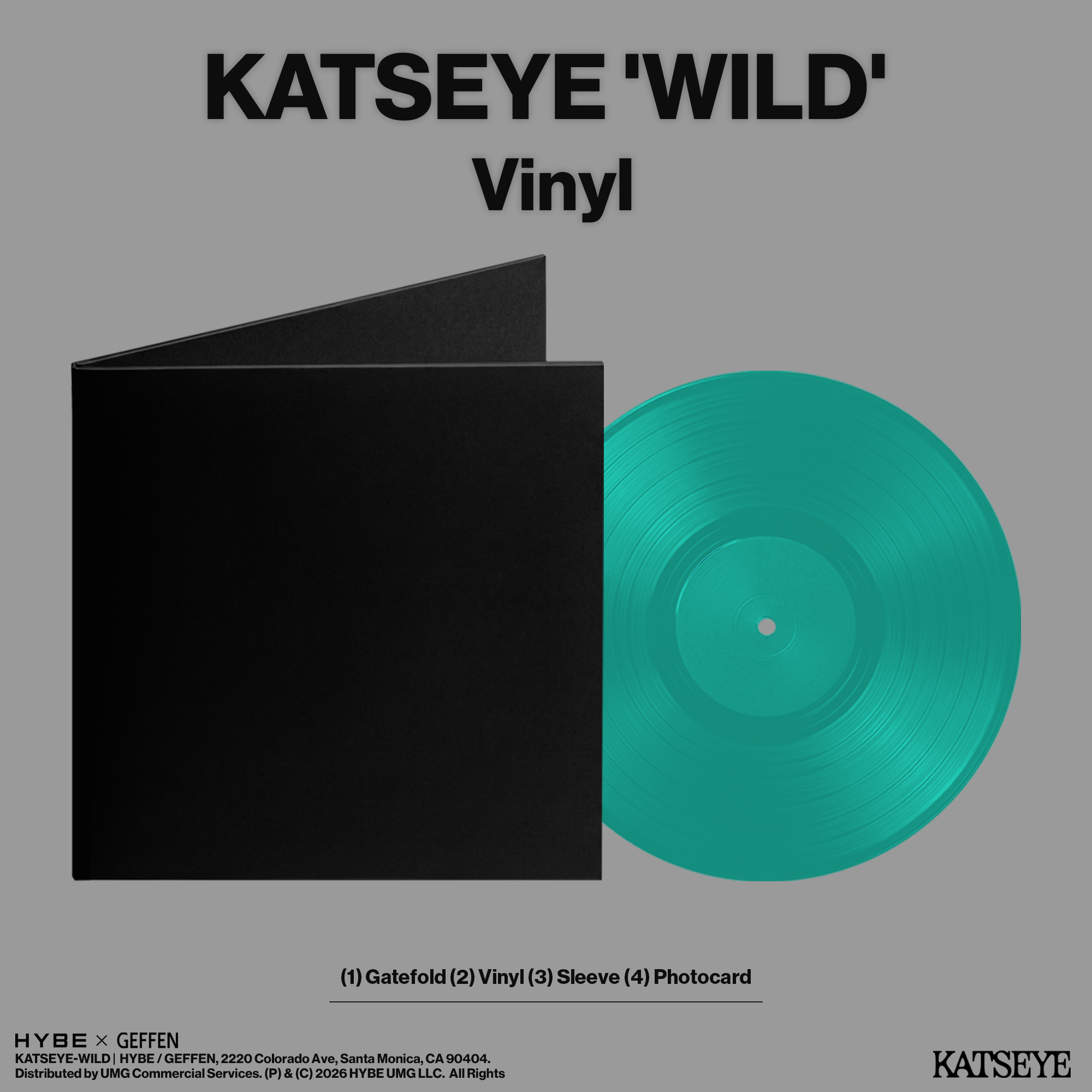 KATSEYE - Wild (Indie Exclusive) [Aquamarine Vinyl] |
