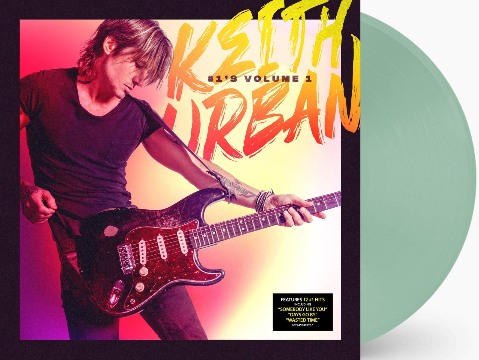 Keith Urban Keith Urban - #1's Volume 1 (Limited Edition, Coke Bottle Green, Clear Vinyl, Poster) Vinyl Record