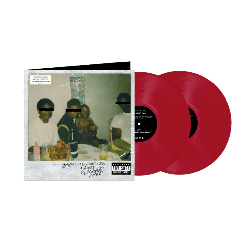 Kendrick Lamar - good Kid, M.A.A.D City (10th Anniversary, Opaque Apple Red) [Import] (2 LP) Vinyl Record